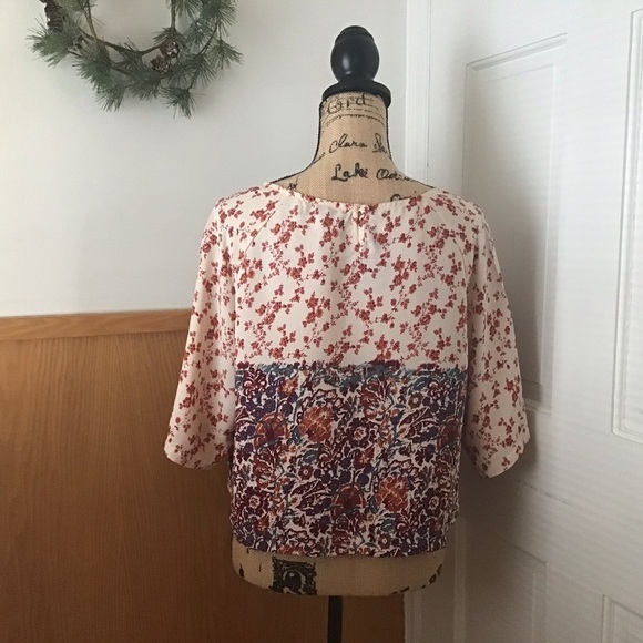 House of Harlow 1960 Ava Floral Boxy Crop Top - Picture 6 of 12